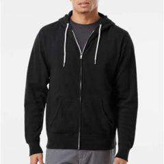 Independent Trading Co. Unisex Lightweight Full-Zip Hooded Sweatshirt - 29199_omf_fm