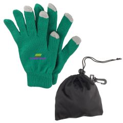 Touch Screen Gloves in Pouch - 2950_GRNGRA_Optional_Colorbrite
