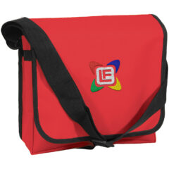 Simple Messenger Bag - 3005_RED_Embroidery