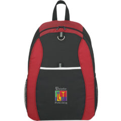Sport Backpack - 3011_REDBLK_Embroidery