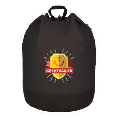 Bucket Bag Drawstring Backpack - 3012_BLK_Colorbrite