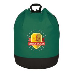 Bucket Bag Drawstring Backpack - 3012_GRN_Colorbrite