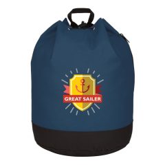 Bucket Bag Drawstring Backpack - 3012_NAV_Colorbrite