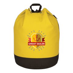 Bucket Bag Drawstring Backpack - 3012_YEL_Colorbrite
