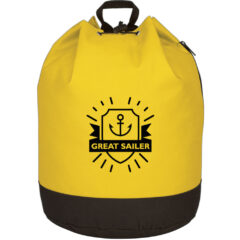 Bucket Bag Drawstring Backpack - 3012_YEL_Silkscreen