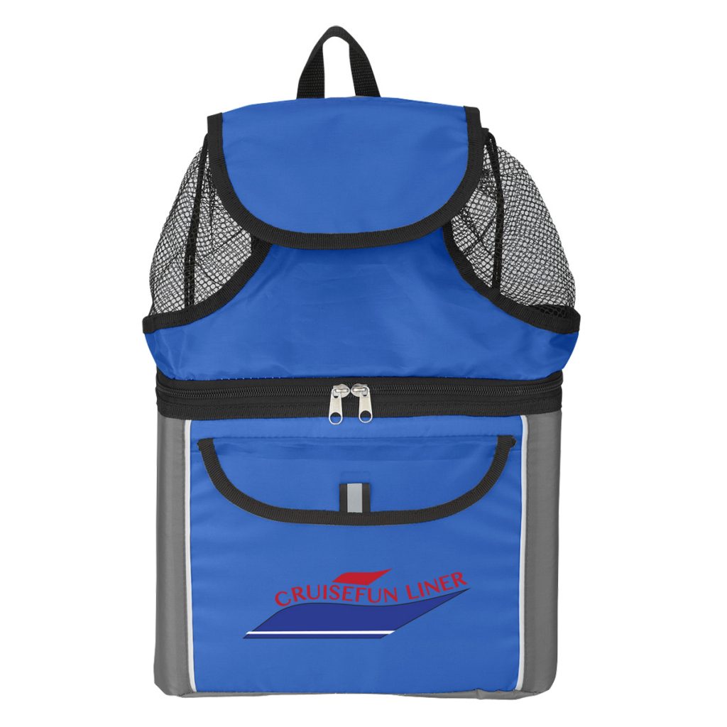 All-In-One Cooler Beach Backpack – 6 cans - 3026_ROY_Colorbrite