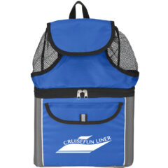 All-In-One Cooler Beach Backpack – 6 cans - 3026_ROY_Silkscreen