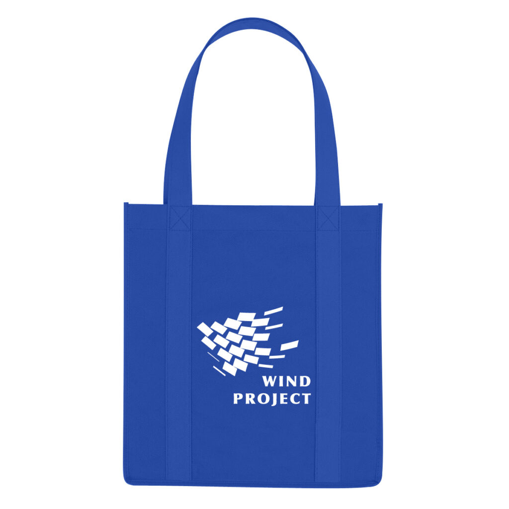 Non-Woven Avenue Shopper Tote Bag - 3029_ROY_Silkscreen