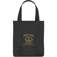 Non-Woven Shopper Tote Bag - 3031_BLK_Colorbrite