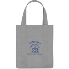 Non-Woven Shopper Tote Bag - 3031_GRA_Colorbrite