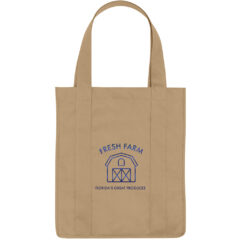 Non-Woven Shopper Tote Bag - 3031_TAN_Colorbrite