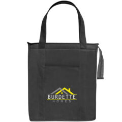 Non-Woven Insulated Shopper Tote Bag - 3037_BLK_Colorbrite
