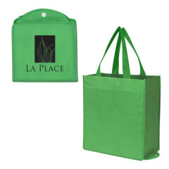 Non-Woven Foldable Shopper Tote - 3039_GRK_Silkscreen