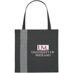 Non-Woven Colony Tote Bag - 3045_BLKGRA_Colorbrite