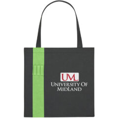 Non-Woven Colony Tote Bag - 3045_BLKLIM_Colorbrite