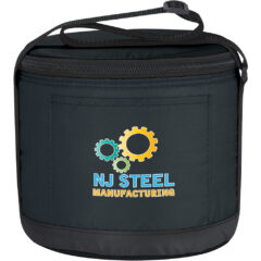 Cans-To-Go Round Cooler Bag – 6 cans - 3050_BLK_Colorbrite