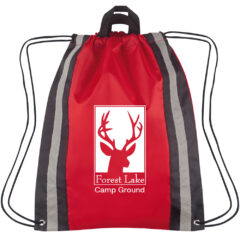 Large Reflective Sports Pack - 3062_RED_Silkscreen