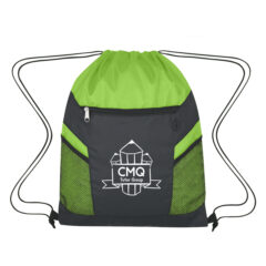 Ripstop Drawstring Bag - 3063_LIMBLK_Silkscreen
