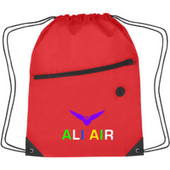 Sports Pack with Front Zipper - 3065_RED_Colorbrite