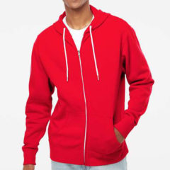Independent Trading Co. Unisex Lightweight Full-Zip Hooded Sweatshirt - 31162_omf_fm