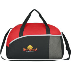 Executive Suite Duffel Bag - 3126_BLKRED_Embroidery