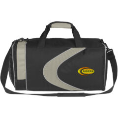 Sports Duffel Bag - 3127_GRABLK_Embroidery