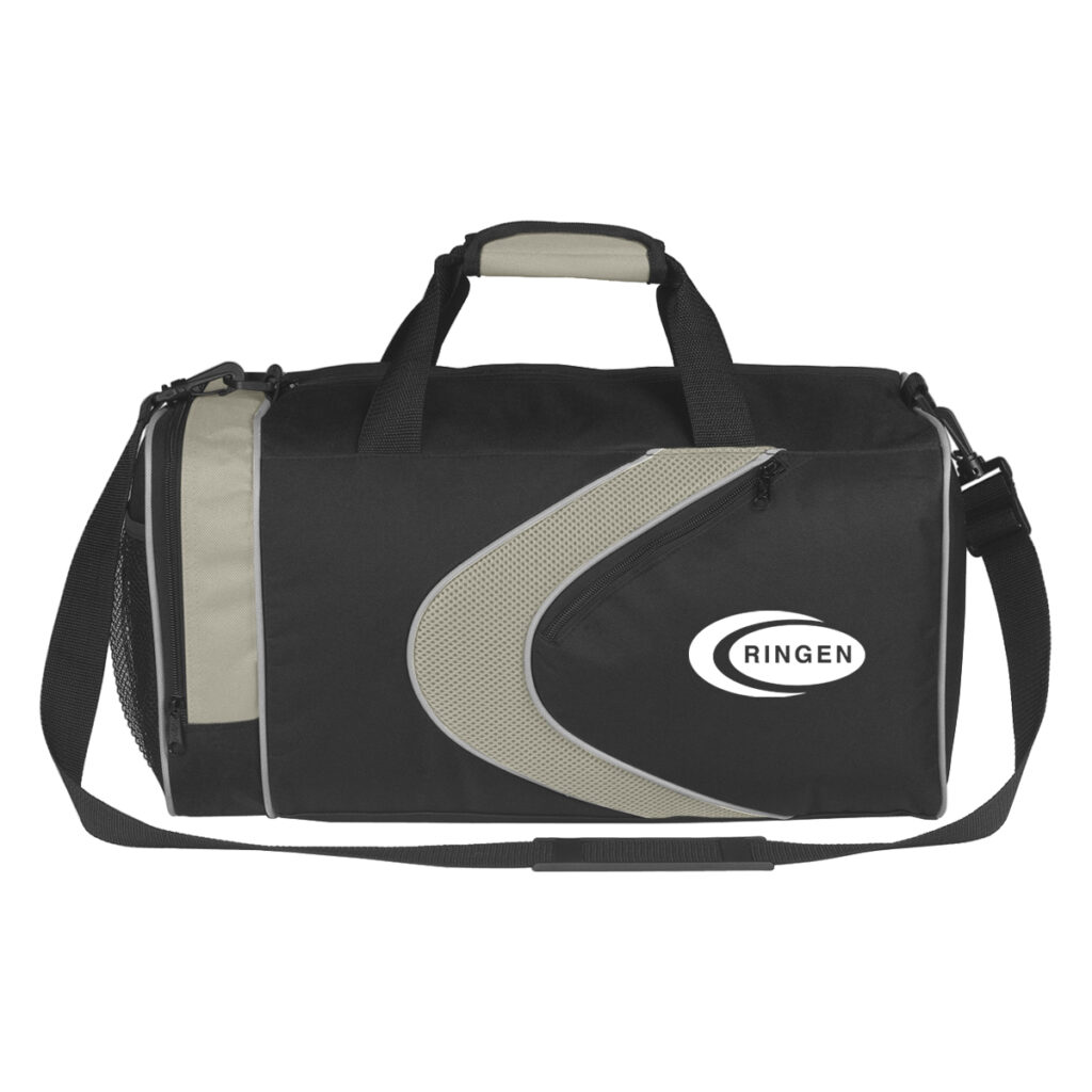Sports Duffel Bag - 3127_GRABLK_Silkscreen