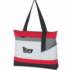 Advantage Tote Bag - 3189_WHTRED_Embroidery