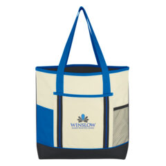 Berkshire Tote Bag - 3190_NATROYBLK_Embroidery