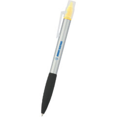 Neptune Pen with Highlighter - 320_SILYEL_Silkscreen