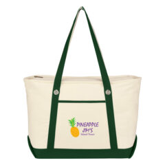 Large Cotton Canvas Sailing Tote - 3225_NATGRF_Colorbrite
