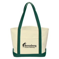 Medium Starboard Cotton Canvas Tote Bag - 3230_NATGRF_Silkscreen