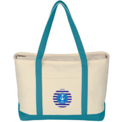 Large Starboard Cotton Canvas Tote Bag - 3235_NATBLL_Colorbrite