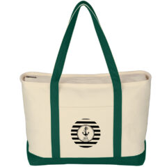 Large Starboard Cotton Canvas Tote Bag - 3235_NATGRF_Silkscreen