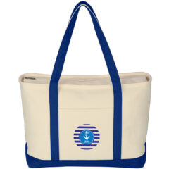 Large Starboard Cotton Canvas Tote Bag - 3235_NATROY_Colorbrite