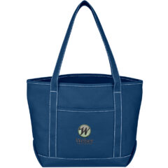 Medium Cotton Canvas Yacht Tote - 3250_ROY_Embroidery