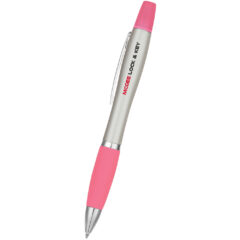Twin-Write Pen with Highlighter - 326_SILPNK_Silkscreen