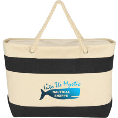 Large Cruising Tote with Rope Handles - 3279_NATBLK_Colorbrite