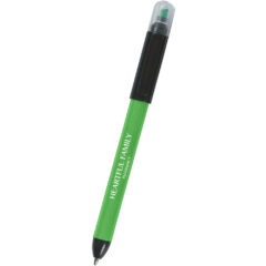 Twin-Write Pen with Highlighter - 328_GRN_Silkscreen