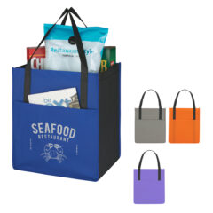 Non-Woven Shopper’s Pocket Tote Bag - 3320_group