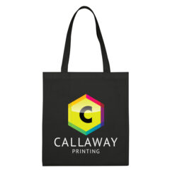 Non-Woven Promotional Tote Bag - 3330_BLK_Colorbrite