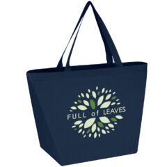 Non-Woven Budget Shopper Tote Bag - 3333_NAV_Colorbrite