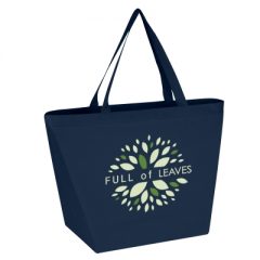 Non-Woven Budget Shopper Tote Bag - 3333_NAV_Colorbrite