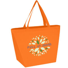 Non-Woven Budget Shopper Tote Bag - 3333_ORN_Colorbrite