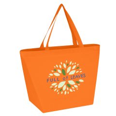 Non-Woven Budget Shopper Tote Bag - 3333_ORN_Colorbrite