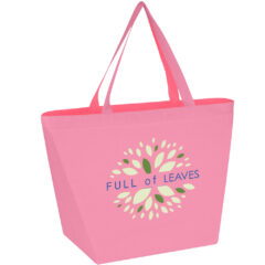 Non-Woven Budget Shopper Tote Bag - 3333_PNK_Colorbrite