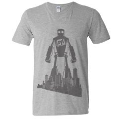 Gildan SoftStyle® Printed V-Neck T-Shirt - 33437_f_fl