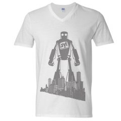 Gildan SoftStyle® Printed V-Neck T-Shirt - 33438_f_fl