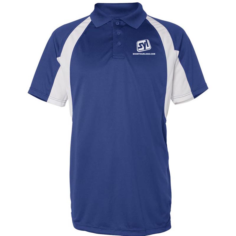 Badger B-Dry Quick Dry Embroidered Golf Shirts - Royal Blue