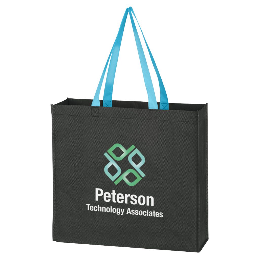 Non-Woven Tote Bag - 3355_BLKCBL_Colorbrite 1